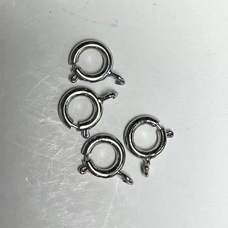 Copper slingshot buckle, gold-plated buckle, necklace, bracelet, spring buckle, water bubble buckle, round buckle, diy jewelry buckle, accessories wholesale pic 5