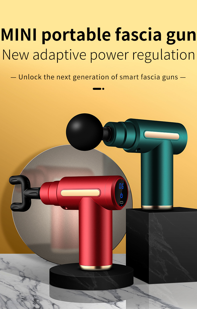 Cross-border fascia gun Muscle Massager mini Neck Membrane Gun Mini Small Muscle membrane Gun Instrument Electric Massage and Relaxation C72 pic 1