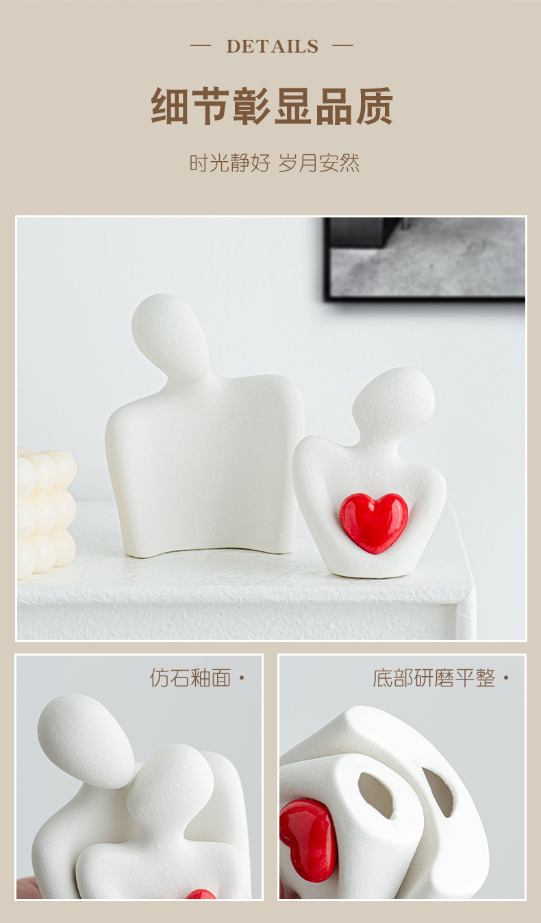 2026 Handcrafted ceramic wedding certificate art display, wedding commemorative collectible gift, creative hotel home decoration pic 14
