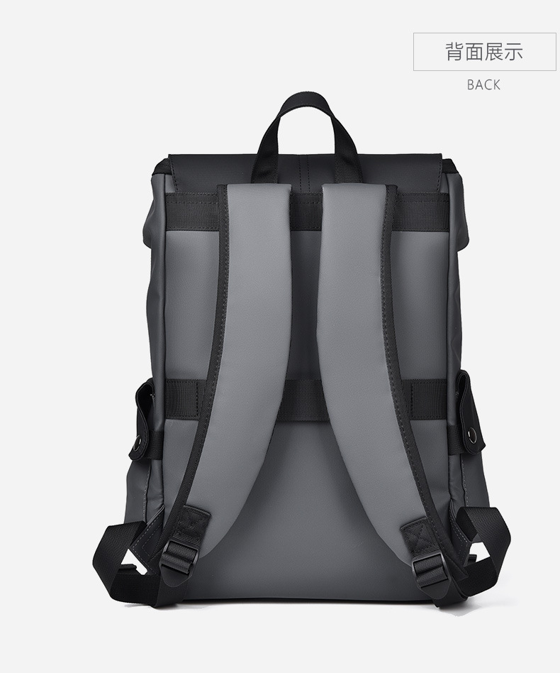 Transfronteriza nueva mochila de negocios mochila de hombre bolsa de computadora de viaje de gran capacidad bolsa de energía de moda cuero PU pic 18