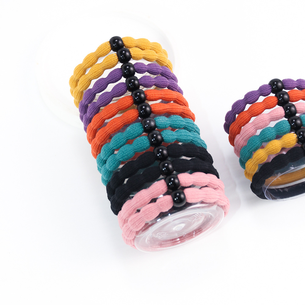 Wholesale of Amazon cross-border best-selling thickened high-elasticity ponytail hair bands, hair ties, hair bands and hair accessories from Europe and America pic 6