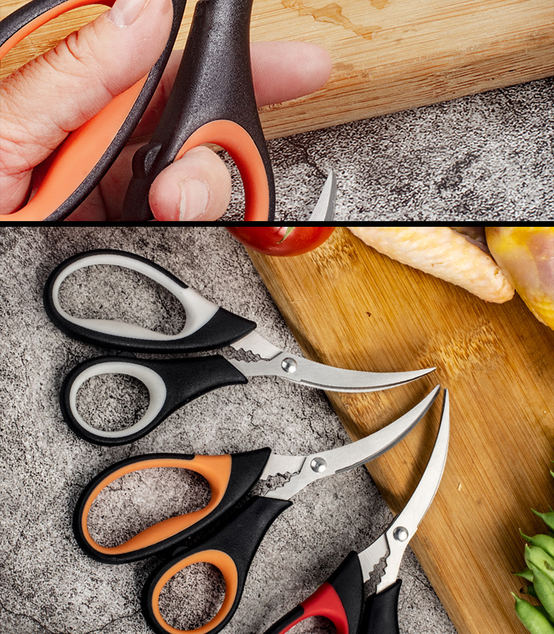 虾剪网红家用不锈钢多功能海鲜厨房剪螃蟹剪刀厨房工具批发创意详情12