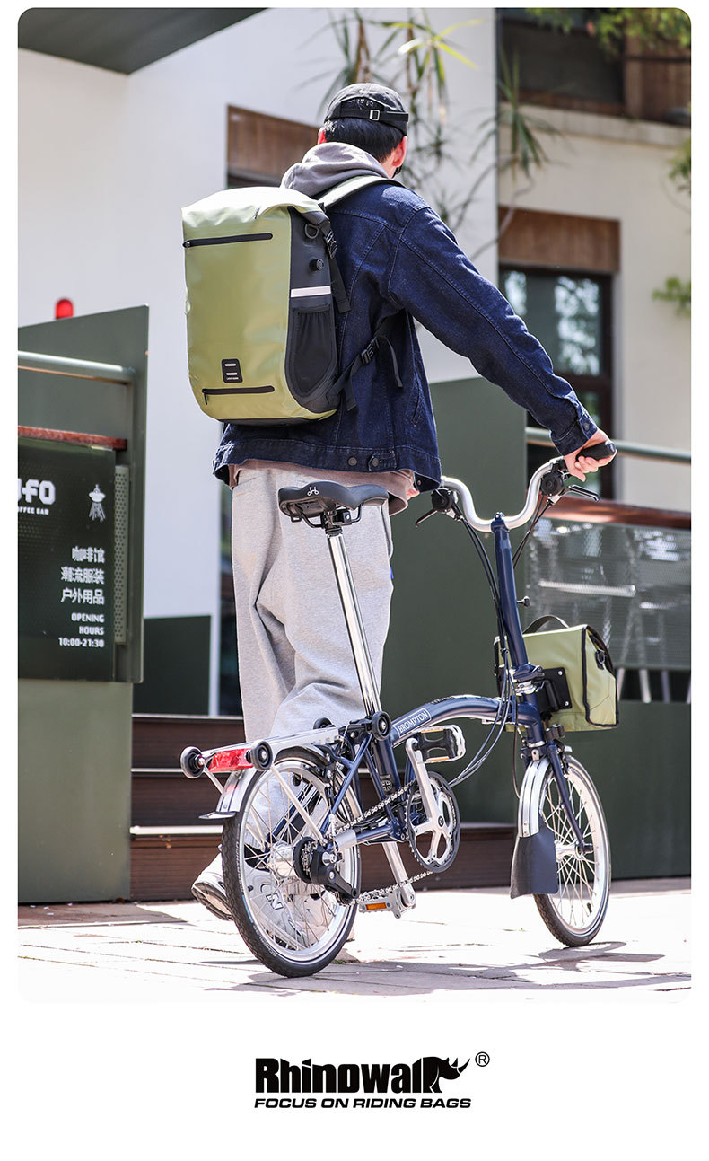 Rhinowalk/ Rhino · Stroll Bicycle Bag, folding bag, small cloth front bag, Front pig nose bag accessories pic 21