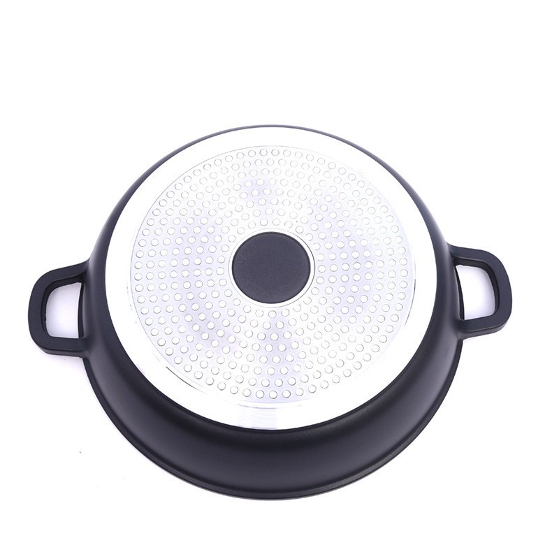 The new Korean-style seafood pot, double-ear kimchi, shallow soup pot, hot pot, aluminum alloy instant noodle pot and induction cooker are all compatible pic 10