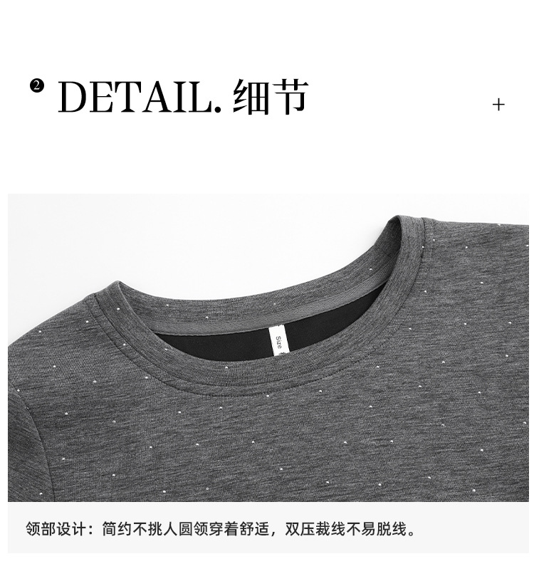 露思懒人裙烫钻收褶显腰身连衣裙女大码胖mm设计感开叉A字裙62920详情6