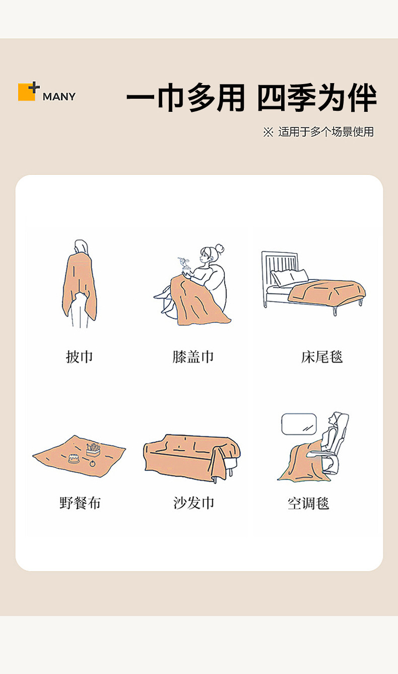 现代简约沙发巾高级感沙发盖布冬天沙发套四季通用防滑盖毯沙发垫详情13