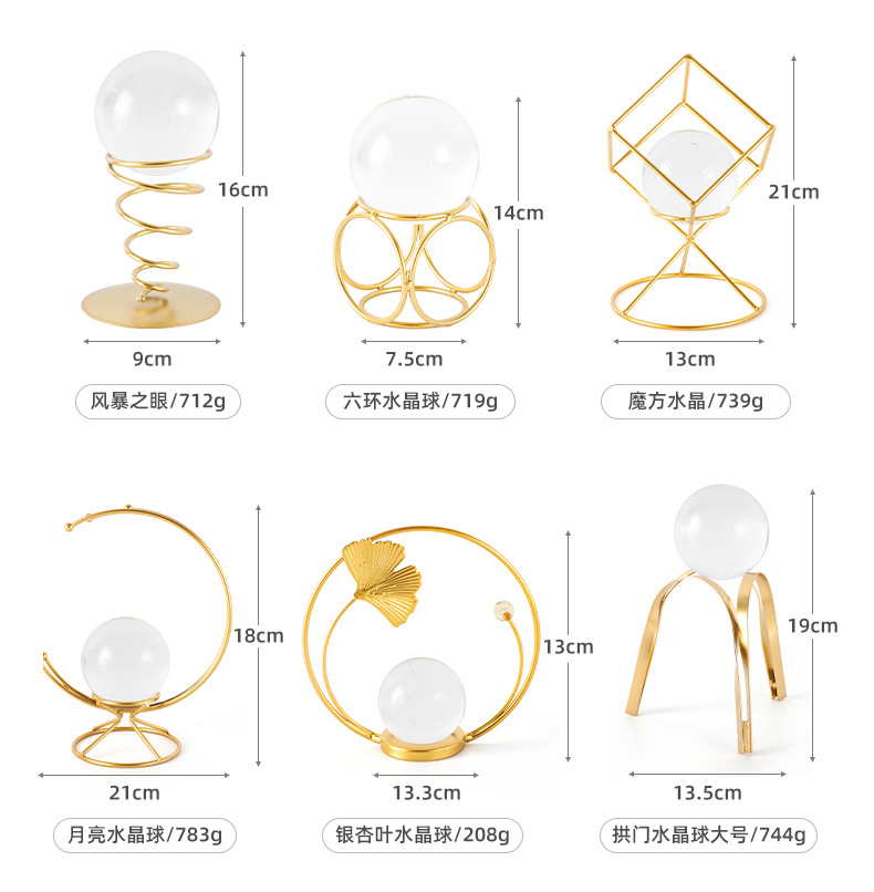 Wholesale of light luxury crystal ball handicrafts for home decoration, living room entrance, wine cabinet, office desk ornaments pic 13