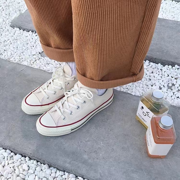 莆田 1970s经典板鞋男女高帮小稚菊帆布鞋情侣款休闲鞋百搭硫化鞋详情6