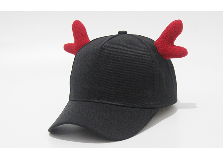 Customized printed baseball caps, logo embroidered glossy hard-top baseball caps, five-piece customized dragon antler baseball caps pic 8