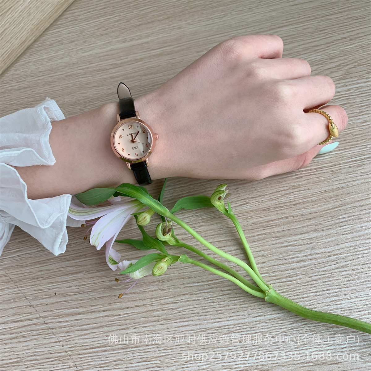 网红小众法式小表盘细带手表女学生文艺小清新女表石英表直播爆款详情15