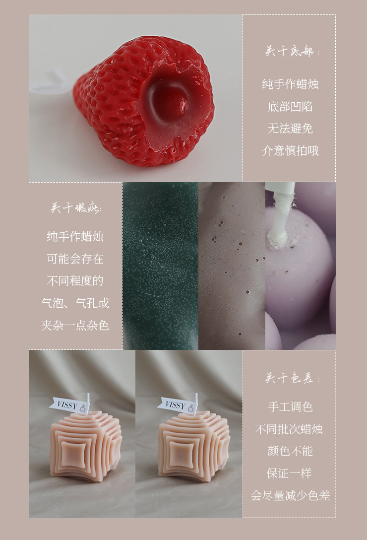 郁金香香薰蜡烛氛围感礼物手工香氛教师节伴手礼仿真花朵造型蜡详情24