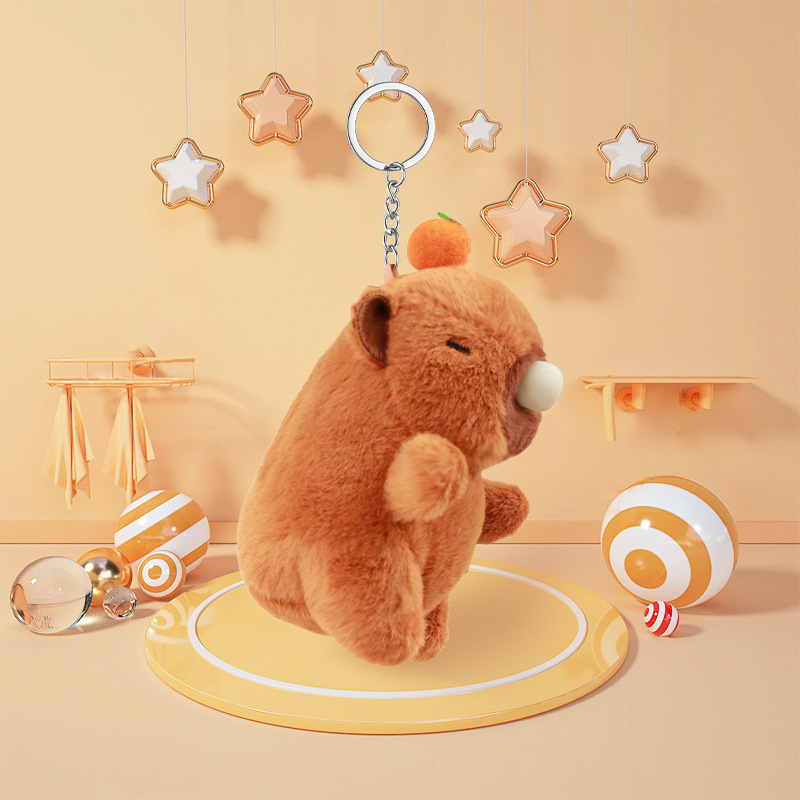 精品抓娃娃机卡皮巴拉水豚毛绒玩偶夹机布娃娃可爱公仔玩具 pic 1