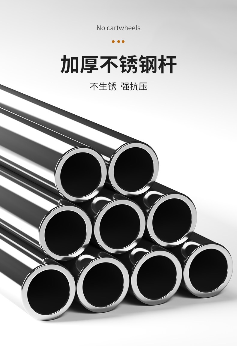 Thickened and enlarged folding and rotating broom set, soft bristles that do not stick to hair, household sweeping broom pic 6