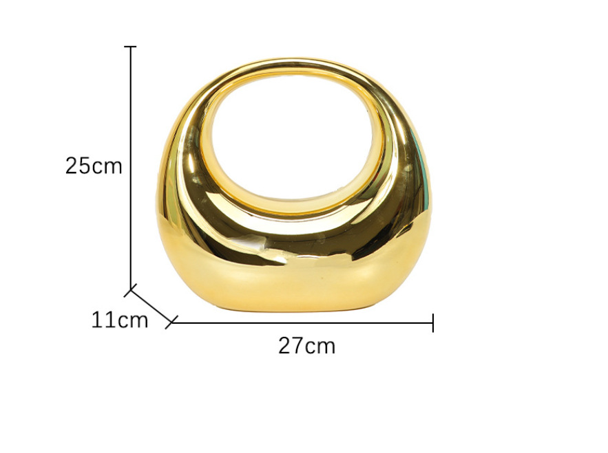 2024春夏欧美爆款跨境弯月包金银晚宴包手提包化妆亚克力包详情1