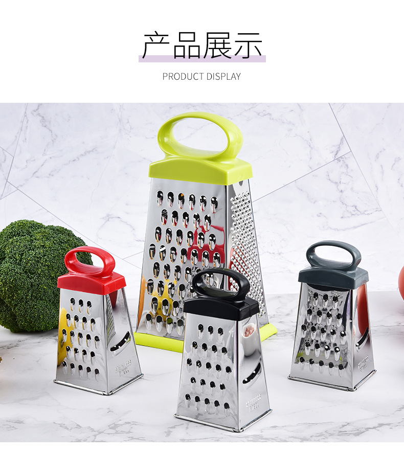 Stainless steel egg-shaped grater, 5-inch egg-shaped grater, 9-inch egg-shaped grater, multi-functional grater, ginger, garlic, cheese and cheese puree pic 9