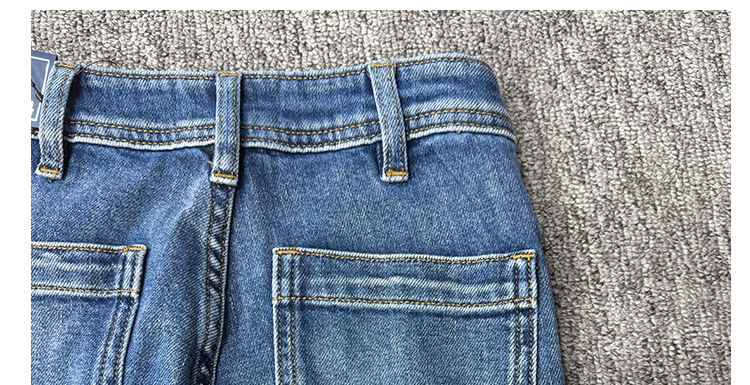 PL blue jeans for men and women, high-waisted loose, casual, versatile, wide-leg trousers with patch pockets, European and American style 2026 new style pic 18
