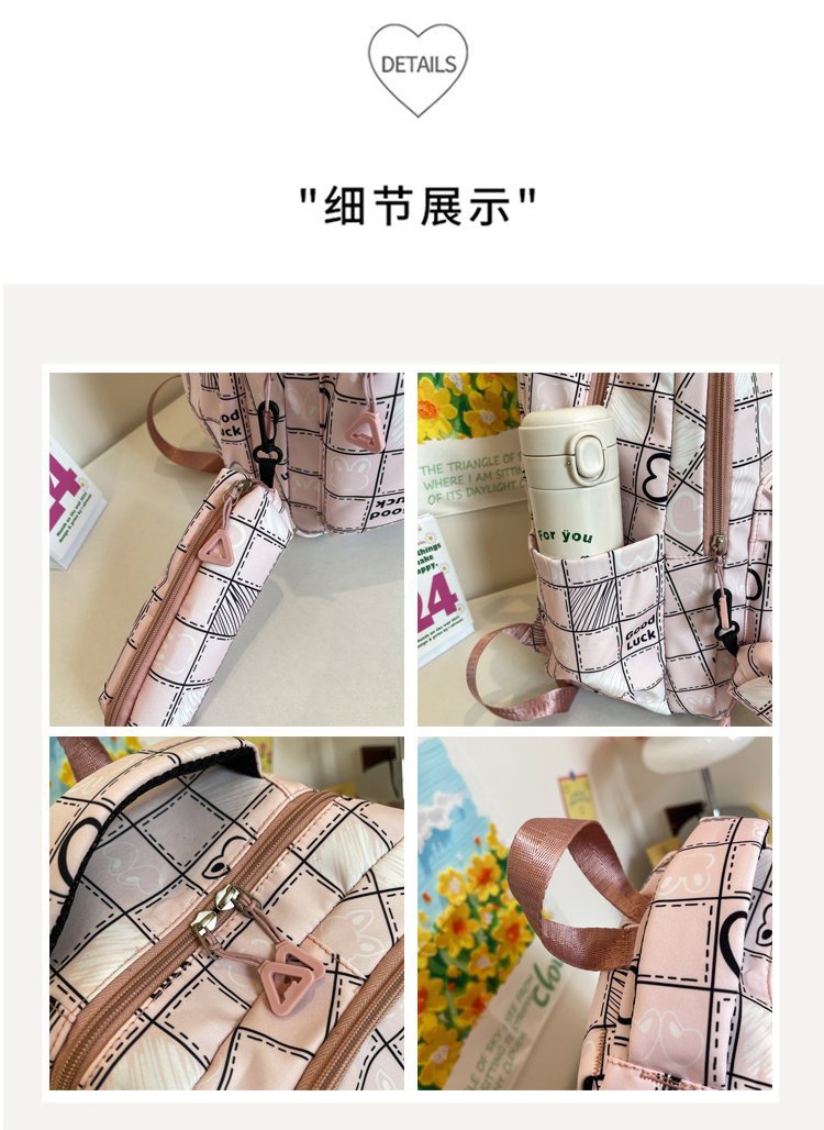 New style schoolbag for girls, Korean-style workwear backpack, ins Japanese style backpack for junior high school, high school and college students pic 8