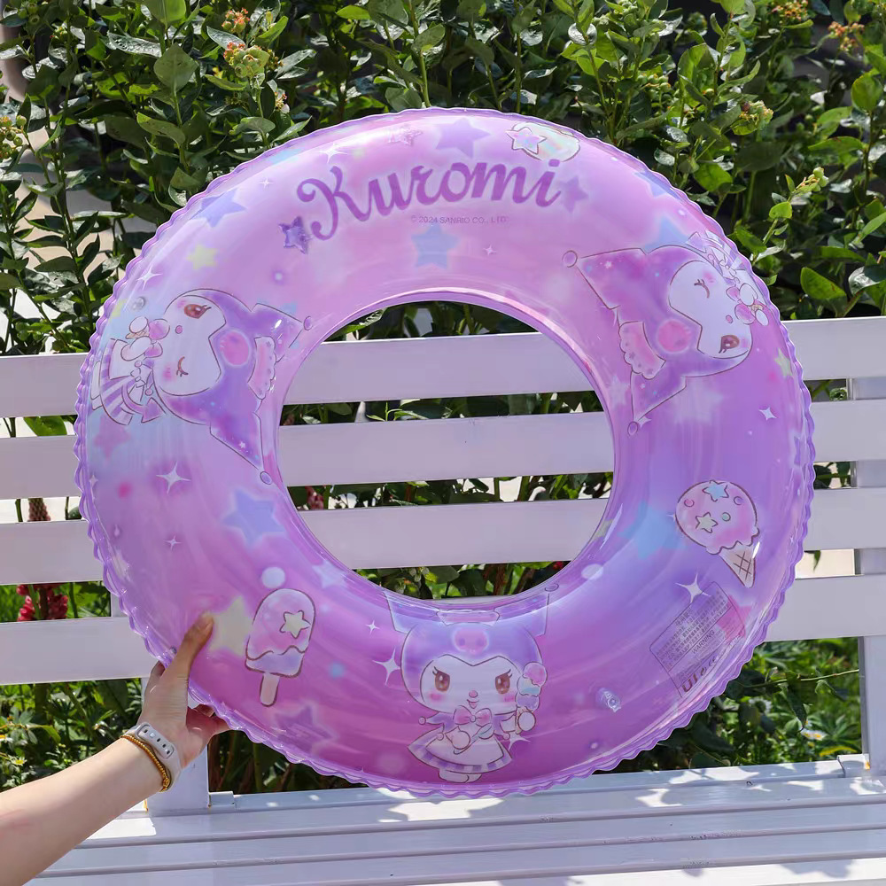 三丽鸥卡通游泳圈加厚充气救生圈腋下圈库洛米凯蒂猫美乐蒂厂家直供运动户外游泳用品详情9