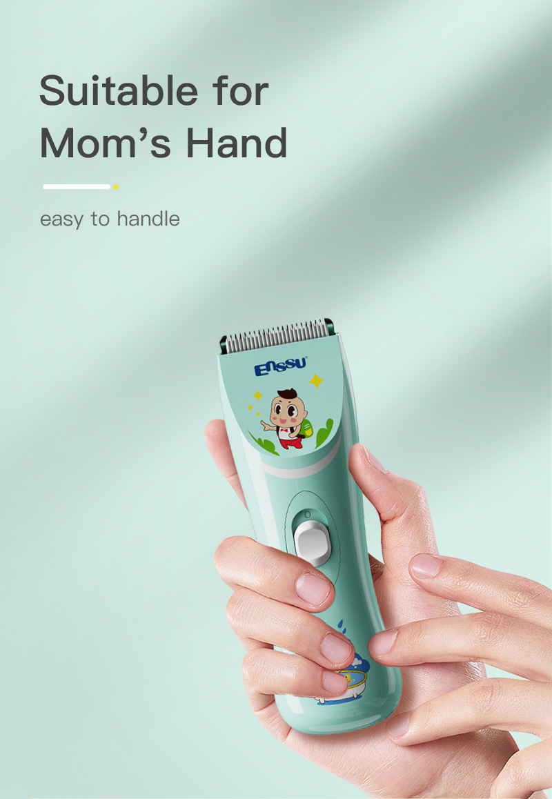 Sakura Baby Hair Clipper, a special hair cutting tool for babies, features ultra-quiet automatic hair suction and is a perfect electric clipper for newborns pic 7