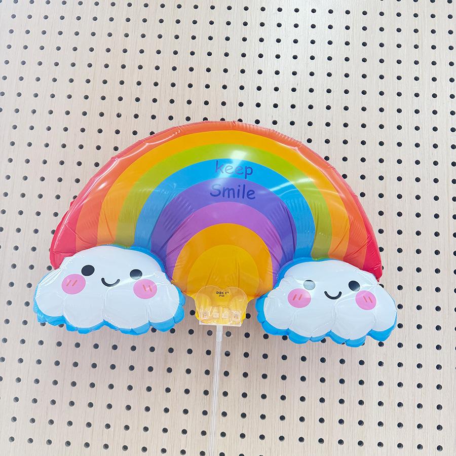 New cross-border colorful bow clip balloon, kindergarten activity gift, birthday photo balloon, cute little bear pic 2
