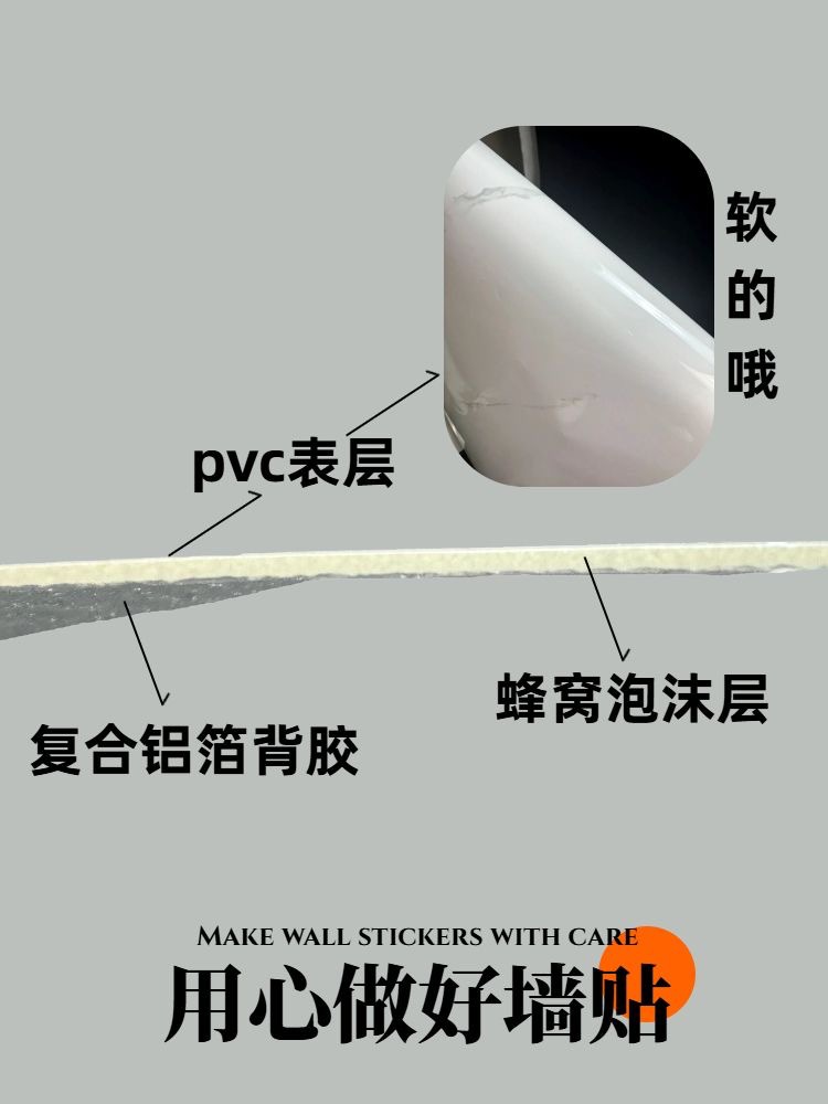 仿瓷砖墙贴自粘3d墙面装饰遮丑墙板墙纸防水防潮卫生间贴纸墙面详情8