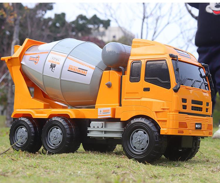 超大翻斗车搅拌车大卡车工程车男孩水泥车汽车自卸车儿童男童玩具详情13