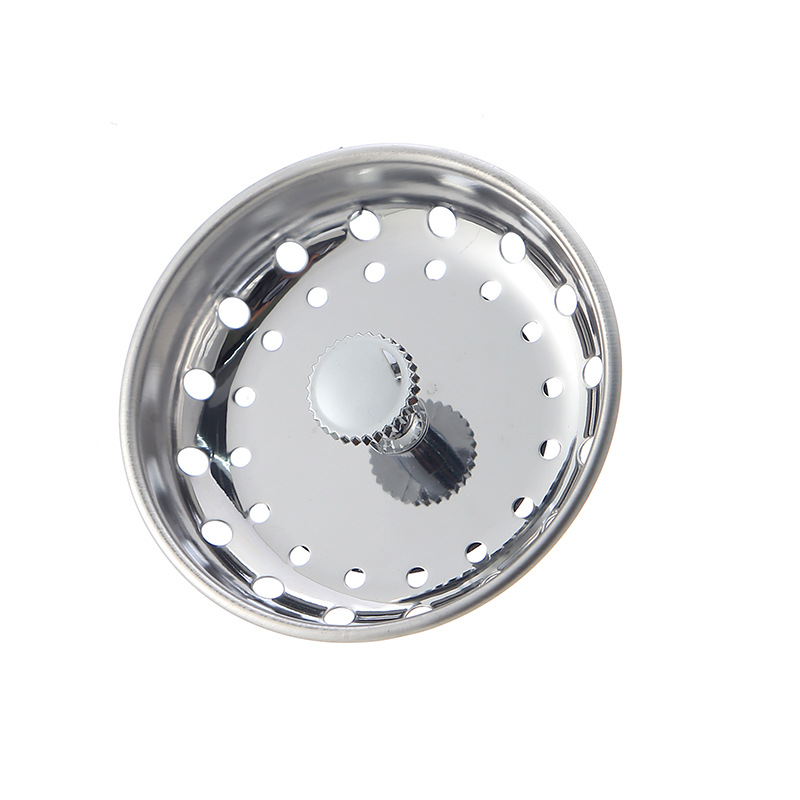 American-style flat head sink filter with rubber stopper, kitchen drain filter wonder, anti-clogging and anti-odor, pull-up filter pic 5