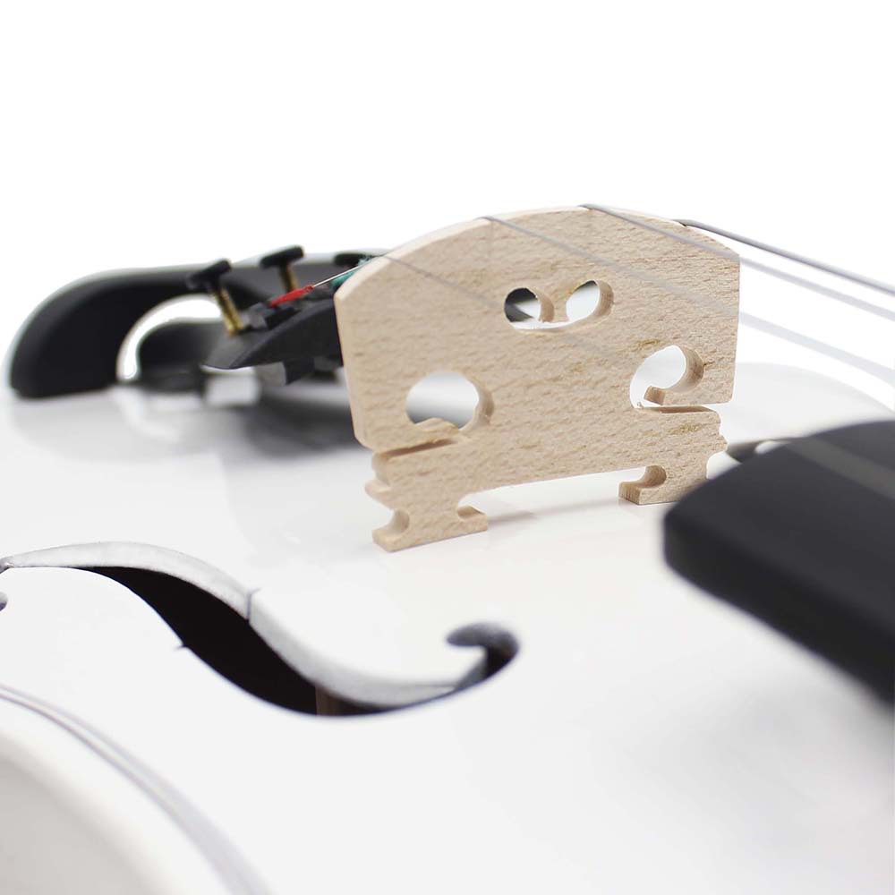 Cross-border violin set: White violin, adult beginner violin practice 4/4 basswood violin pic 17