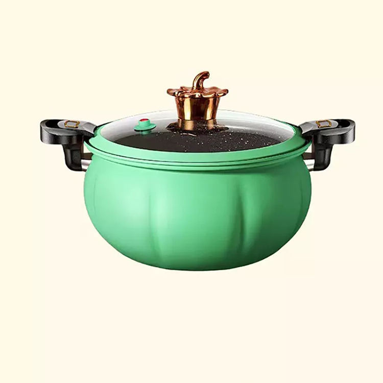 Micro-pressure pot, a new household hit, pumpkin soup pot, stew pot, multi-functional non-stick pot, gas stove, universal stew pot pic 5
