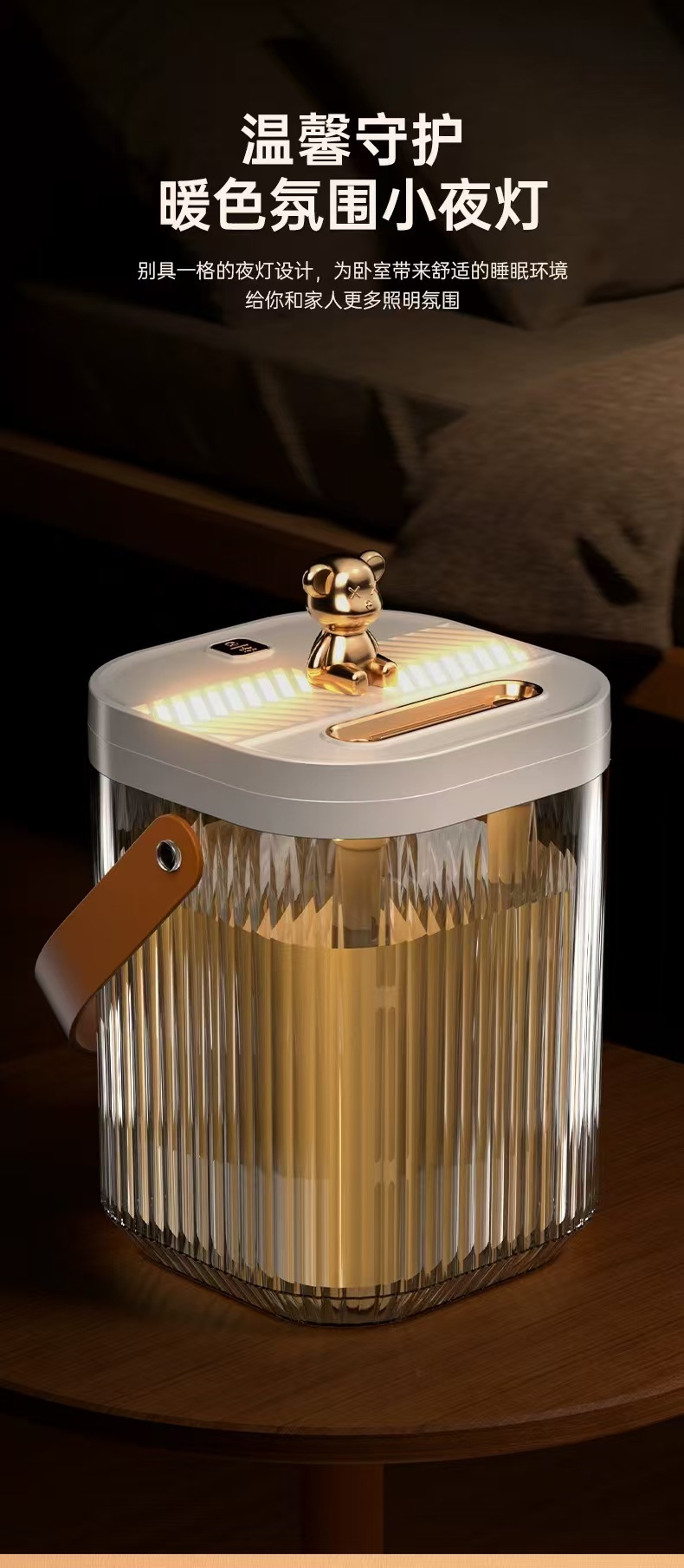 2L large-capacity humidifier, dual spray for home use, pregnant women, infants, bedrooms, household air purification, small spray desktop pic 11