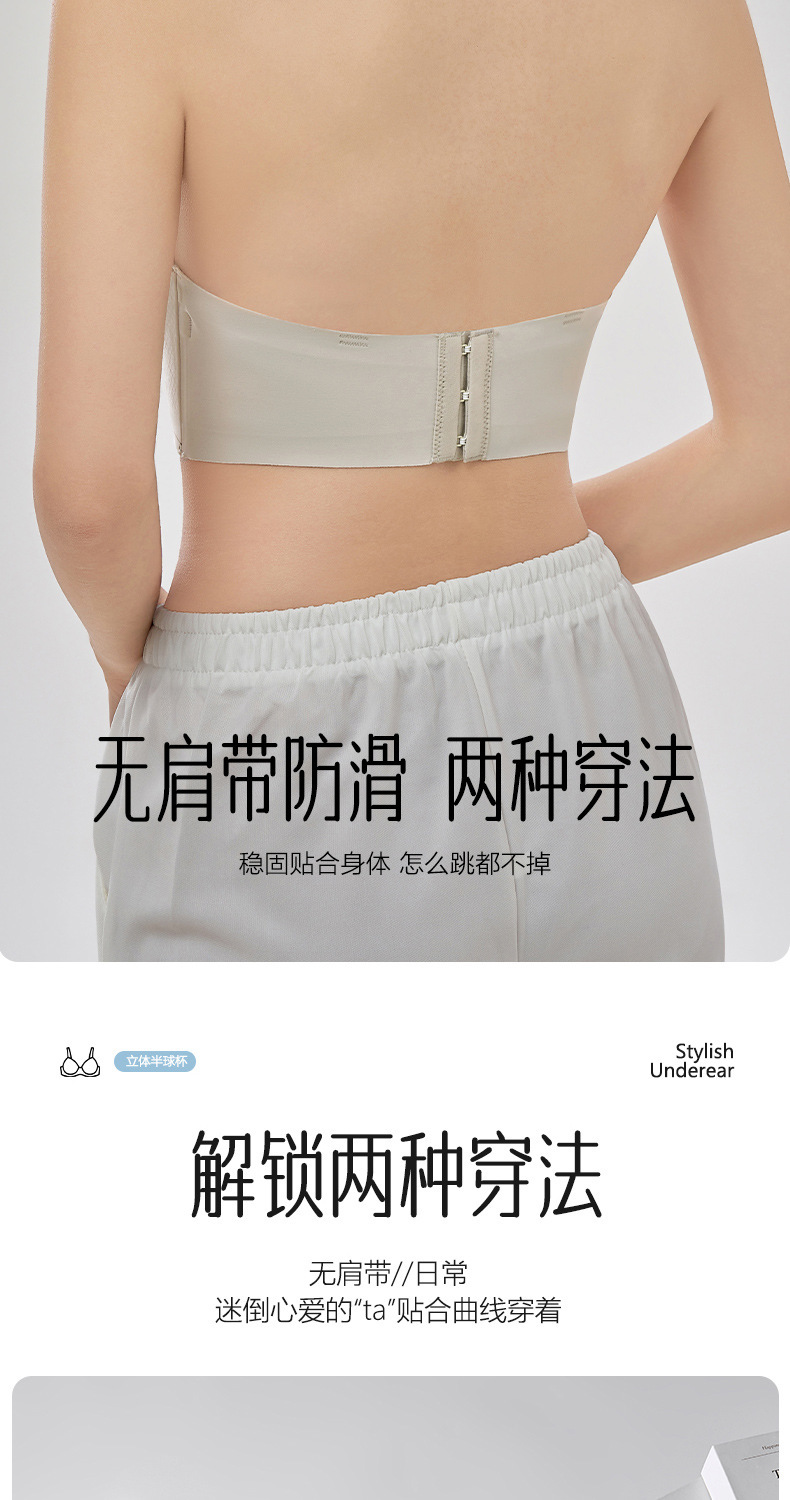 原版大码时尚内衣薄杯直播代发简约3D立体杯防滑文胸罩外贸跨境详情12