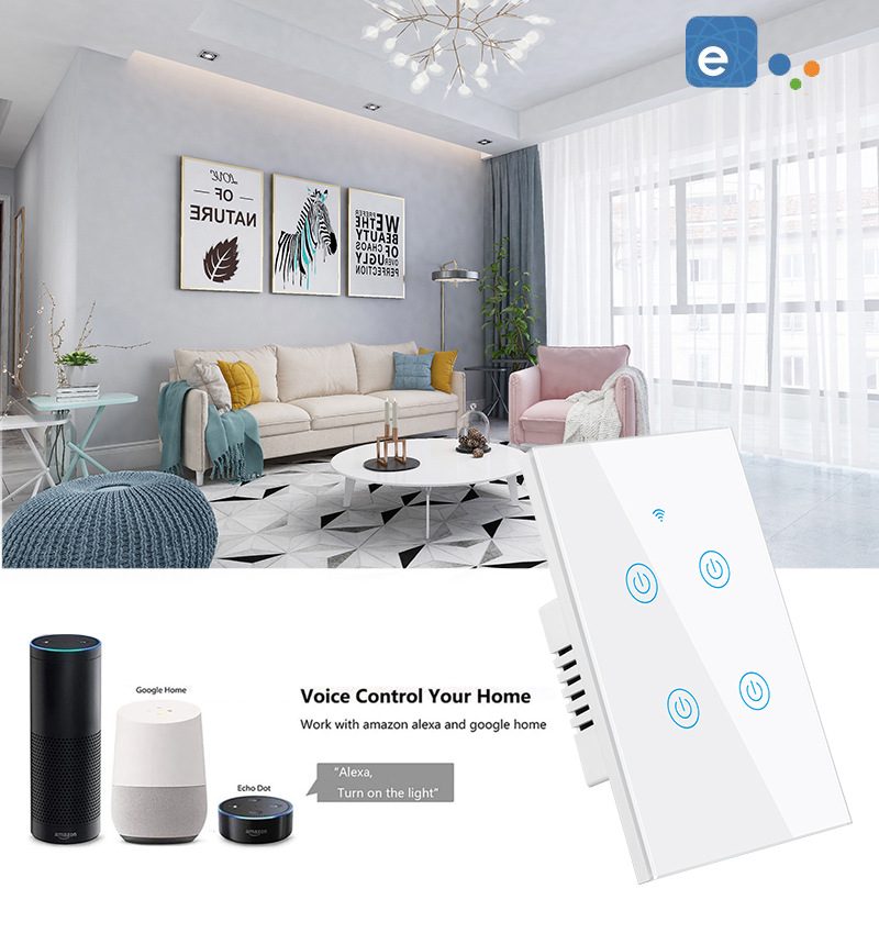 Легко управляемый переключатель на стене wi-fi с помощью микросхемы 86 european construction 120 american construction pic 3