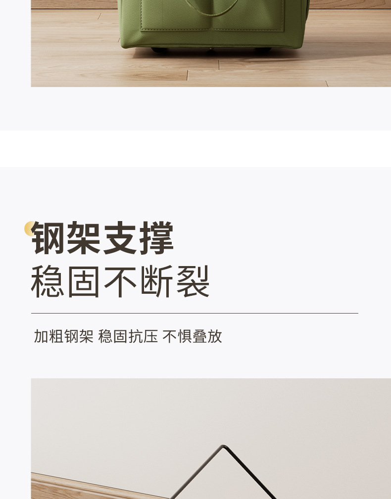 多功能折叠手提工具箱收纳包牛津布带侧兜便携收纳袋日用百货防尘整理箱详情12