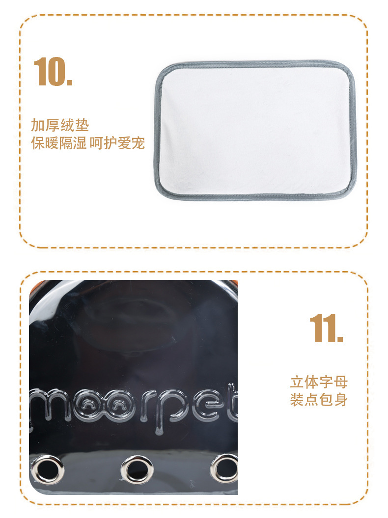 猫包狗包兔子包宠物包便携透气双肩大容量外出背包详情23