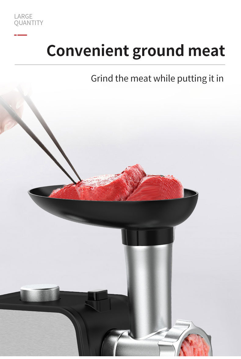 Cross-border SOKANY 087 small household desktop high-power meat grinder wholesale, sausage stuffing machine, filling grinder, meat grinder pic 6