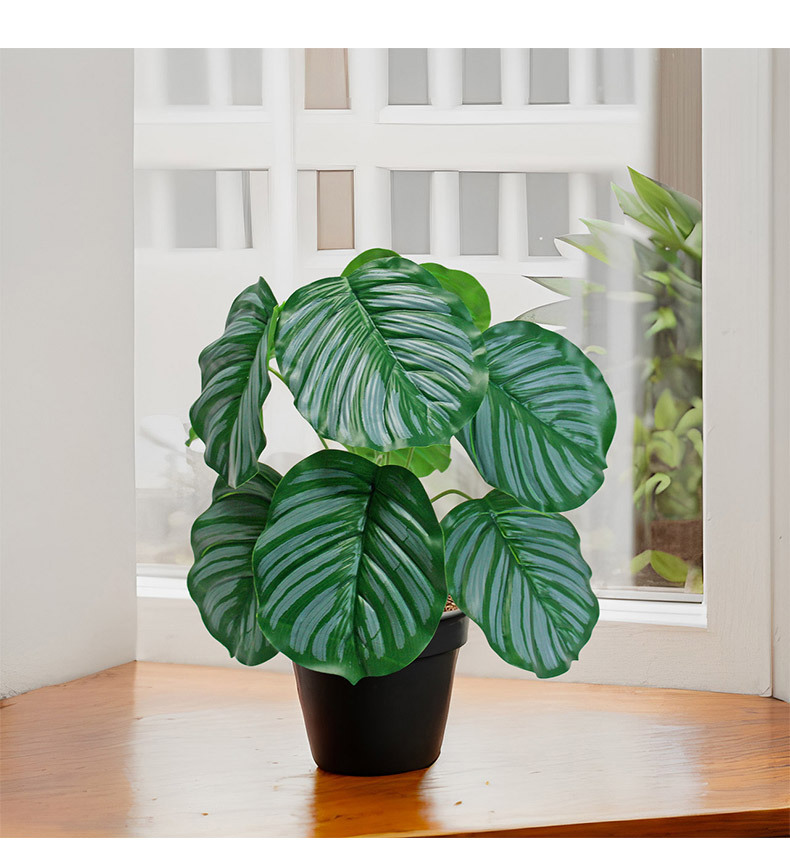 Wholesale of real green plants, 18 green apple artificial flowers, Nordic-style soft furnishings, floor-standing tables, table decorations, shooting props and sets pic 3