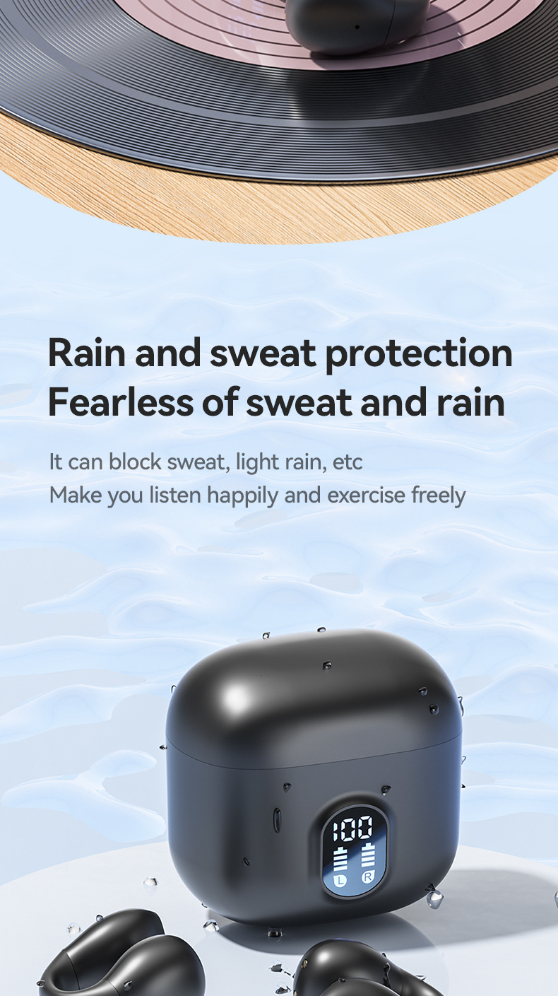 Cross-border M67 Bluetooth headphones, wireless, non-in-ear, sports, ultra-long battery life, mini new product, 5.3 In-ear style pic 12