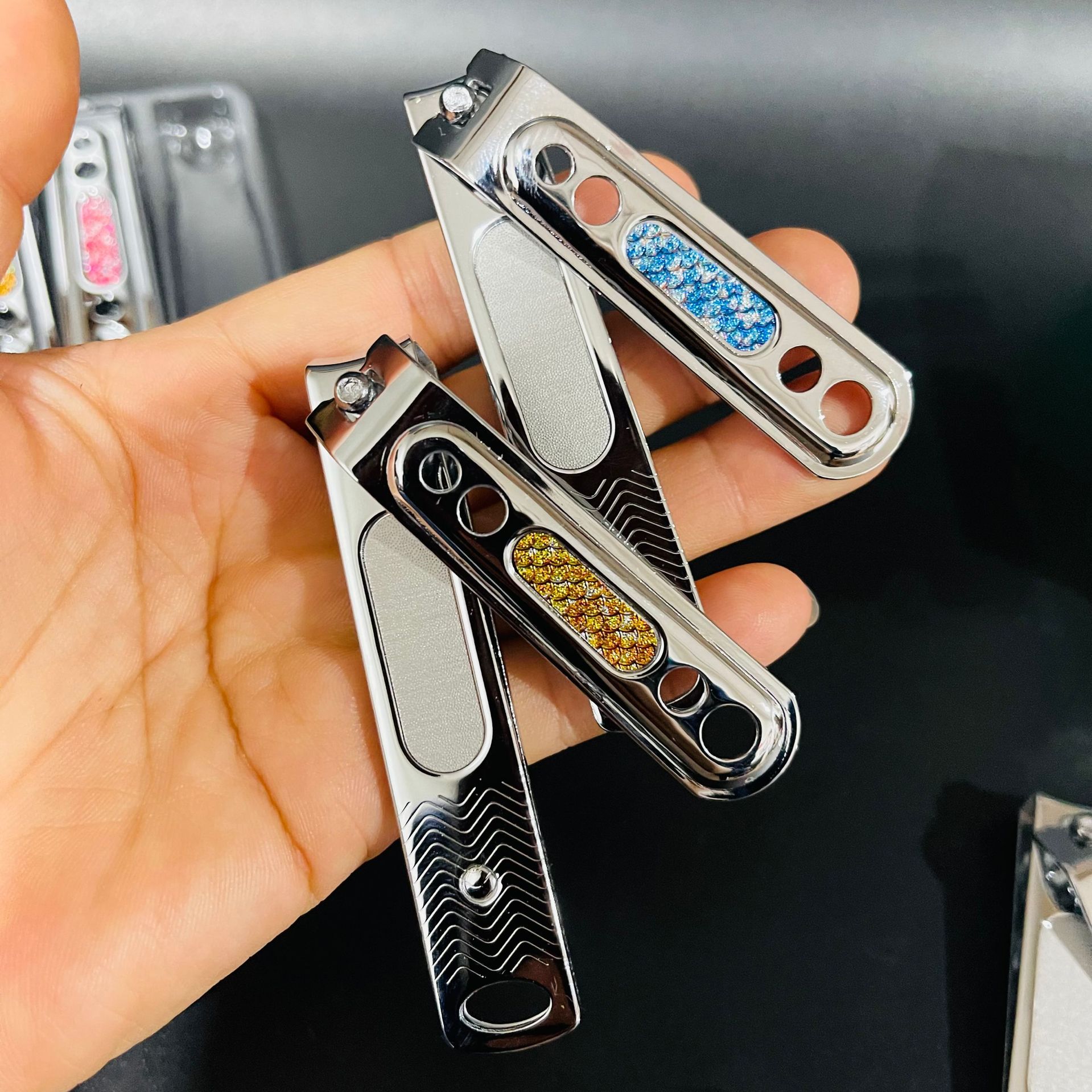 【 Office 】T6532 24 per box, 960 per piece. T6532 nail clippers, large nail clippers, carbon steel flat nail clippers, 24 per box, 2 yuan store wholesale supply pic 4