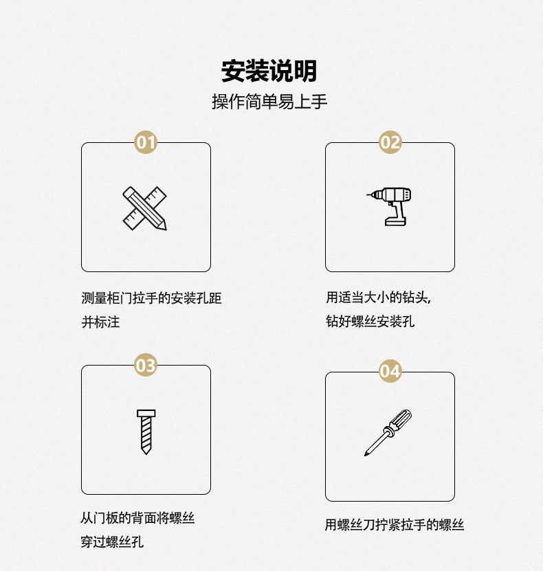 Factory direct sales of black walnut wood retro Chashi-style cabinet door handles, ancient-style solid copper wardrobe door handles pic 18