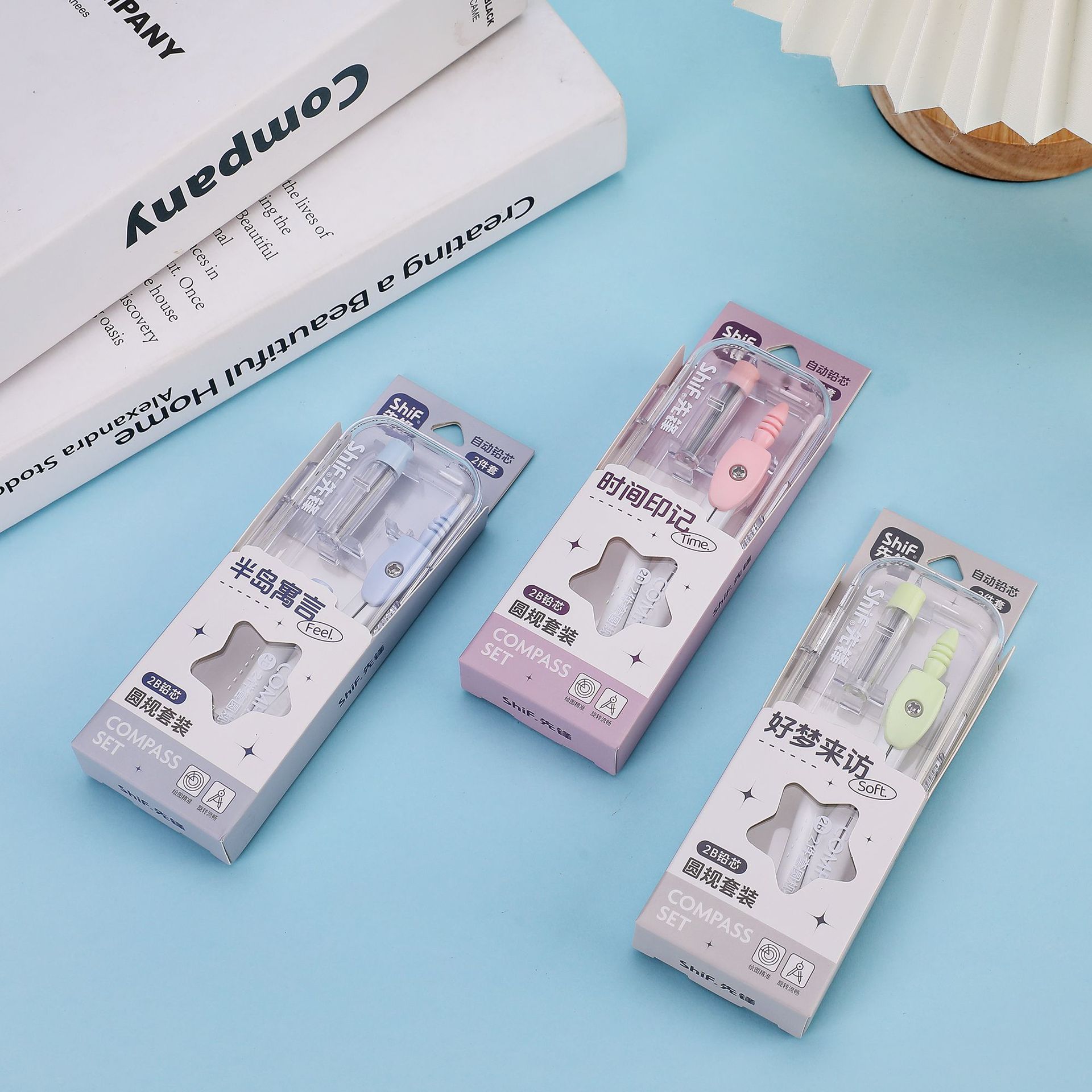 Pioneer 3173 Compass 2-piece Multi-functional student learning Supplies, Math Drawing Set, specially designed for exam drawing pic 5