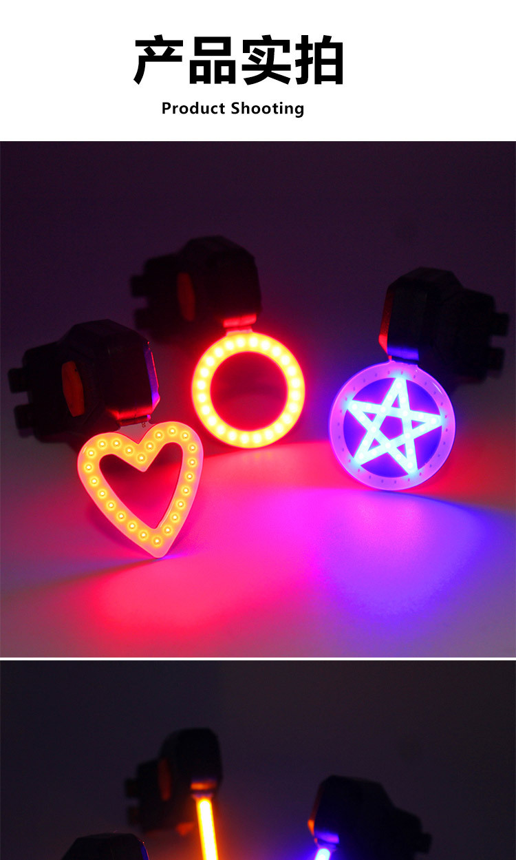 CYGM-209 rechargeable bicycle taillight, creative bicycle riding taillight, 1-shaped COB flowing light, flashing safety warning light pic 12