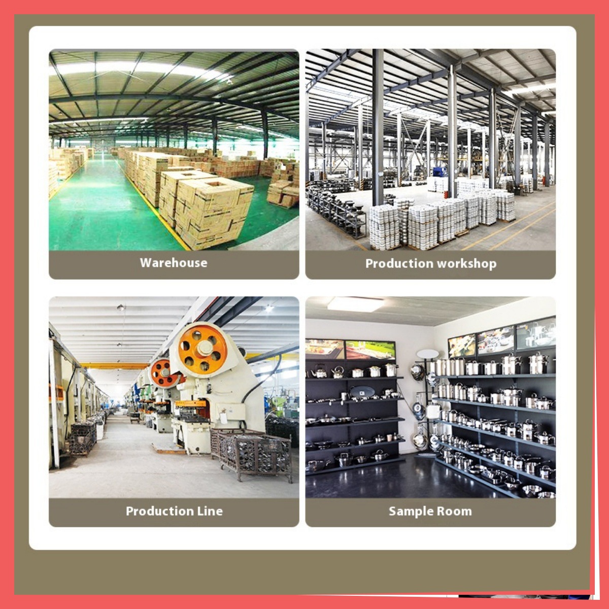 跨境爆款不锈钢12件套锅 外贸供应复底汤锅奶锅煎盘组合锅具套装详情7