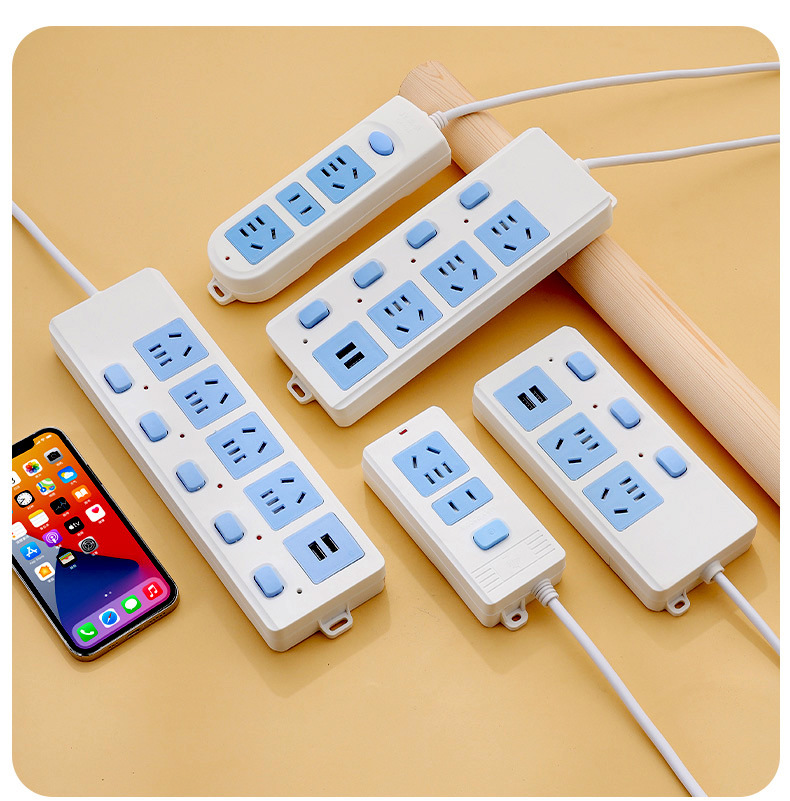 Wholesale of household multi-socket, multi-functional, multi-hole socket boards, power strips, power strips with wires, long power strips and sockets pic 8