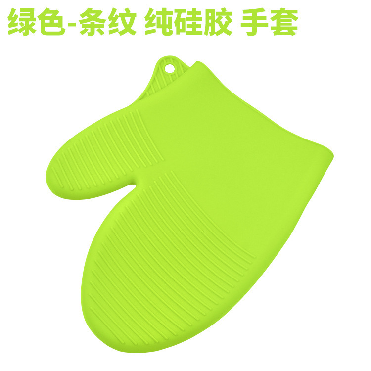 【 Chi Jia 】 Heart-shaped silicone gloves, heat-resistant, microwave oven, baking, five-fingered gloves, bbq, heat-resistant and heat-resistant pic 7