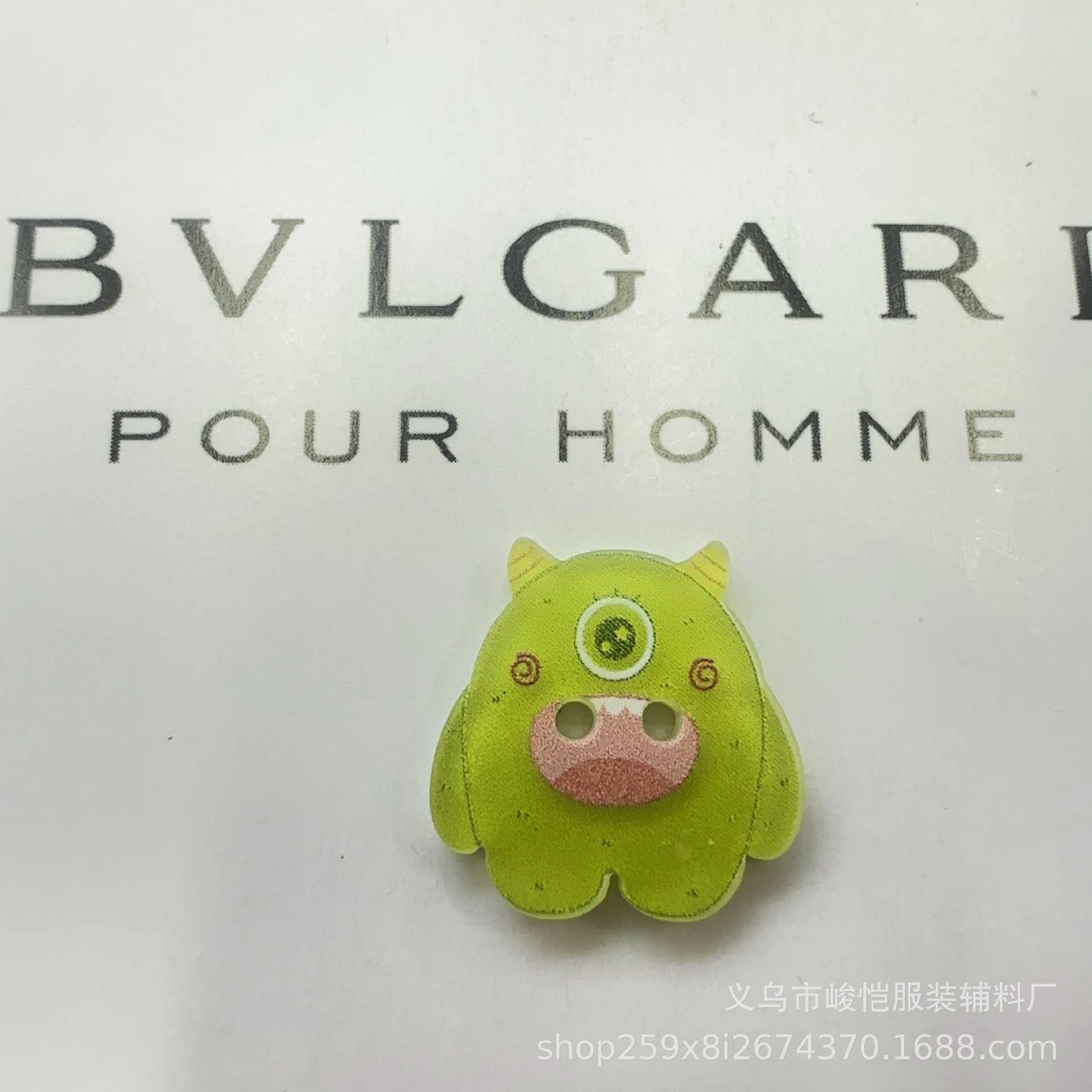 A set of 10 cartoon-patterned metal four-piece buttons, disc buttons and sleeve buttons pic 24