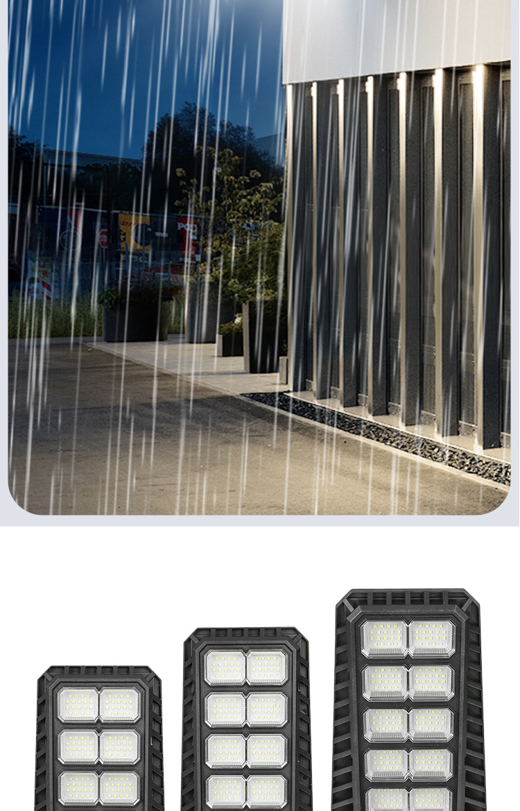Solar lamps, outdoor lighting, garden lamps, solar wall lamps, LED solar human body sensor, large street lamps for garages pic 11