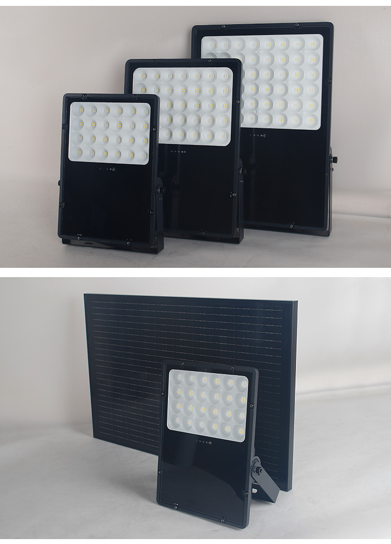 High-brightness LED solar floodlights, outdoor strong light long-range energy-saving photovoltaic modules, mini projectors, suitable spotlights pic 10