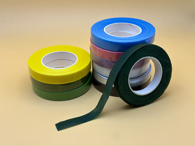 Flower art tape, green handmade diy adhesive paper, factory direct sales, simulated flower adhesive fabric, plant gardening wrapping flower pole adhesive pic 8