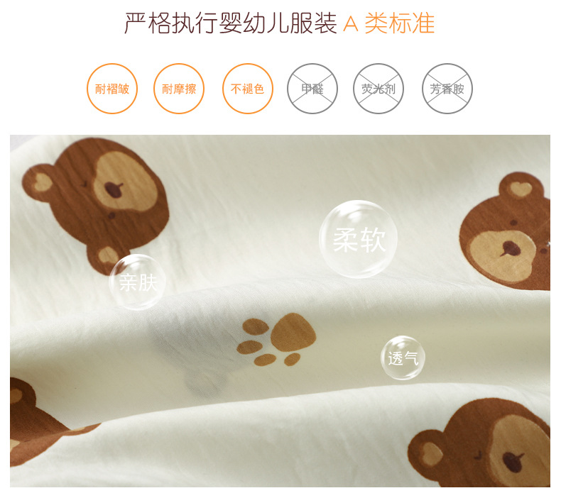 儿童夏季爆款云朵棉薄款家居服套装 男女童中袖空调服中裤休闲睡衣 童装新款详情2