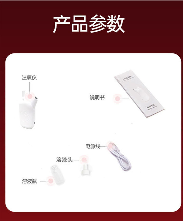 shanilak Cross-border handheld home Facial high-pressure nano Spray Hydrating Beauty Device Water Light Essence is introduced into the oxygen injection device pic 20